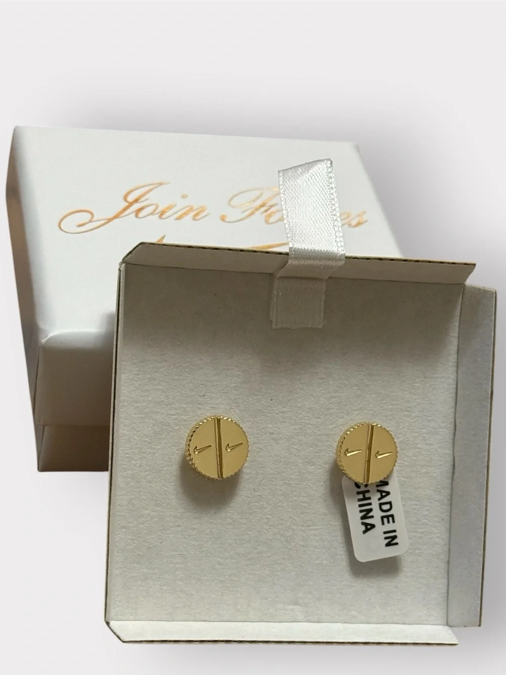Nike Air Force 1 Shoe Pin Set Join Forces JE1231-909 Gold Tone 2022 NIB Limited